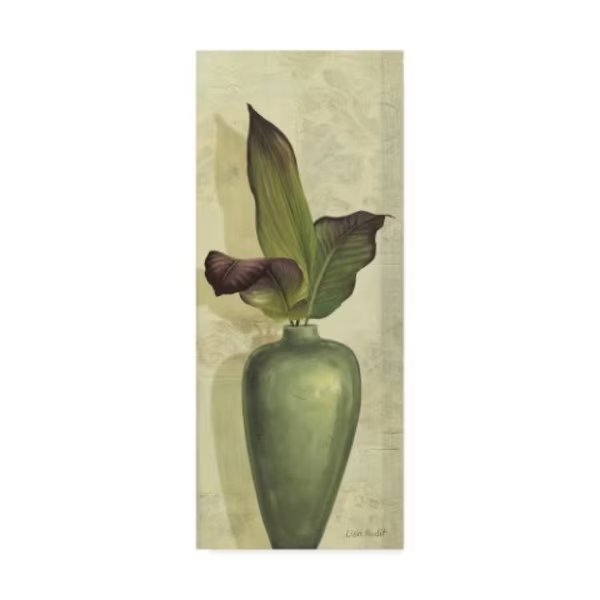 Lisa Audit 'Be Leaves 5' Canvas Art, 14x32, Trademark Fine Art, Mfr#: ALI24976-C1432GG